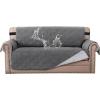 imageHVERSAILTEX 100 Waterproof Sofa Slipcover Washable Armchair Cover NonSlip Furniture Protector for Living Room Couch Cover for Pets Chair Cover with Puppy Paw Silicone Backing Armchair BlackGrey
