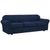 imageHVERSAILTEX 2 Piece Stretch Stylish Furniture CoverProtector Chair Covers for Living Room Soft with Elastic Bottom for Kids Spandex Jacquard Fabric Small ChecksChair BlackNavy