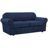 imageHVERSAILTEX 2 Piece Stretch Stylish Furniture CoverProtector Chair Covers for Living Room Soft with Elastic Bottom for Kids Spandex Jacquard Fabric Small ChecksChair BlackNavy