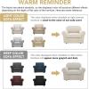imageHVERSAILTEX 2 Piece Stretch Stylish Furniture CoverProtector Chair Covers for Living Room Soft with Elastic Bottom for Kids Spandex Jacquard Fabric Small ChecksChair BlackIvory
