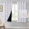 imageHVERSAILTEX Blackout Curtains for BedroomLiving Room Thermal Insulated Printed Curtain Drapes 63 Inches Long Energy Efficient Room Darkening Curtains Pair 2 Panels Vintage Floral Brown ampamp BlueMarble Gold