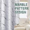 imageHVERSAILTEX Blackout Curtains for BedroomLiving Room Thermal Insulated Printed Curtain Drapes 63 Inches Long Energy Efficient Room Darkening Curtains Pair 2 Panels Vintage Floral Brown ampamp BlueMarble Antique Green