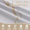 imageHVERSAILTEX Blackout Curtains for BedroomLiving Room Thermal Insulated Printed Curtain Drapes 63 Inches Long Energy Efficient Room Darkening Curtains Pair 2 Panels Vintage Floral Brown ampamp BlueMarble Gold