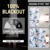 imageHVERSAILTEX Blackout Curtains for BedroomLiving Room Thermal Insulated Printed Curtain Drapes 63 Inches Long Energy Efficient Room Darkening Curtains Pair 2 Panels Vintage Floral Brown ampamp BlueBella Vista Indigo