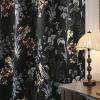 imageHVERSAILTEX Blackout Curtains for BedroomLiving Room Thermal Insulated Printed Curtain Drapes 63 Inches Long Energy Efficient Room Darkening Curtains Pair 2 Panels Vintage Floral Brown ampamp BlueVintage Brocade