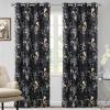 imageHVERSAILTEX Blackout Curtains for BedroomLiving Room Thermal Insulated Printed Curtain Drapes 63 Inches Long Energy Efficient Room Darkening Curtains Pair 2 Panels Vintage Floral Brown ampamp BlueVintage Brocade