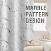 imageHVERSAILTEX Blackout Curtains for BedroomLiving Room Thermal Insulated Printed Curtain Drapes 63 Inches Long Energy Efficient Room Darkening Curtains Pair 2 Panels Vintage Floral Brown ampamp BlueMarble Grey