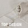 imageHVERSAILTEX Linen Curtains 108 Inch Length 2 Panels Set Thick Window Drape Semi Sheer Light Filtering Rod Pocket Back Tab Pinch Pleated Treatment Neutral Farmhouse Living Room 52x108Natural WhitePale Oak