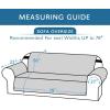 imageHVERSAILTEX Loveseat Couch Cover Reversible Couch Covers for 2 Cushion Couch Water Resistant Furniture Protector Cover with Elastic Strap for Pets KidsLoveseat GreyBeigeDark TealBeige