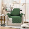 imageHVERSAILTEX Loveseat Couch Cover Reversible Couch Covers for 2 Cushion Couch Water Resistant Furniture Protector Cover with Elastic Strap for Pets KidsLoveseat GreyBeigeChristmas GreenBeige
