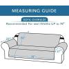 imageHVERSAILTEX Loveseat Couch Cover Reversible Couch Covers for 2 Cushion Couch Water Resistant Furniture Protector Cover with Elastic Strap for Pets KidsLoveseat GreyBeigeChristmas GreenBeige