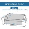 imageHVERSAILTEX Loveseat Couch Cover Reversible Couch Covers for 2 Cushion Couch Water Resistant Furniture Protector Cover with Elastic Strap for Pets KidsLoveseat GreyBeigeCharcoal GreyBeige