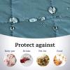 imageHVERSAILTEX Loveseat Couch Cover Reversible Couch Covers for 2 Cushion Couch Water Resistant Furniture Protector Cover with Elastic Strap for Pets KidsLoveseat GreyBeigeCameo BlueBeige