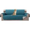 imageHVERSAILTEX Loveseat Couch Cover Reversible Couch Covers for 2 Cushion Couch Water Resistant Furniture Protector Cover with Elastic Strap for Pets KidsLoveseat GreyBeigeDark TealBeige