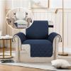imageHVERSAILTEX Loveseat Couch Cover Reversible Couch Covers for 2 Cushion Couch Water Resistant Furniture Protector Cover with Elastic Strap for Pets KidsLoveseat GreyBeigeNavyBeige
