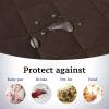 imageHVERSAILTEX Loveseat Couch Cover Reversible Couch Covers for 2 Cushion Couch Water Resistant Furniture Protector Cover with Elastic Strap for Pets KidsLoveseat GreyBeigeBrownBeige
