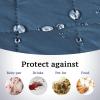 imageHVERSAILTEX Loveseat Couch Cover Reversible Couch Covers for 2 Cushion Couch Water Resistant Furniture Protector Cover with Elastic Strap for Pets KidsLoveseat GreyBeigeDark BlueBeige