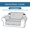 imageHVERSAILTEX Loveseat Couch Cover Reversible Couch Covers for 2 Cushion Couch Water Resistant Furniture Protector Cover with Elastic Strap for Pets KidsLoveseat GreyBeigeBrownBeige
