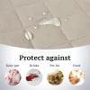 imageHVERSAILTEX Loveseat Couch Cover Reversible Couch Covers for 2 Cushion Couch Water Resistant Furniture Protector Cover with Elastic Strap for Pets KidsLoveseat GreyBeigePale OakBeige