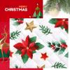 imageHVERSAILTEX Loveseat Couch Cover Reversible Couch Covers for 2 Cushion Couch Water Resistant Furniture Protector Cover with Elastic Strap for Pets KidsLoveseat GreyBeigeRed PoinsettiaBeige