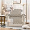 imageHVERSAILTEX Loveseat Couch Cover Reversible Couch Covers for 2 Cushion Couch Water Resistant Furniture Protector Cover with Elastic Strap for Pets KidsLoveseat GreyBeigeKhakiBeige