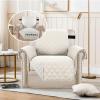 imageHVERSAILTEX Loveseat Couch Cover Reversible Couch Covers for 2 Cushion Couch Water Resistant Furniture Protector Cover with Elastic Strap for Pets KidsLoveseat GreyBeigeIvoryBeige