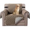 imageHVERSAILTEX Loveseat Couch Cover Reversible Couch Covers for 2 Cushion Couch Water Resistant Furniture Protector Cover with Elastic Strap for Pets KidsLoveseat GreyBeigeTaupe BrownBeige