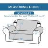 imageHVERSAILTEX Loveseat Couch Cover Reversible Couch Covers for 2 Cushion Couch Water Resistant Furniture Protector Cover with Elastic Strap for Pets KidsLoveseat GreyBeigeDark TealBeige