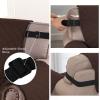imageHVERSAILTEX Loveseat Couch Cover Reversible Couch Covers for 2 Cushion Couch Water Resistant Furniture Protector Cover with Elastic Strap for Pets KidsLoveseat GreyBeigeBrownBeige