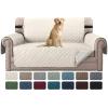 imageHVERSAILTEX Loveseat Couch Cover Reversible Couch Covers for 2 Cushion Couch Water Resistant Furniture Protector Cover with Elastic Strap for Pets KidsLoveseat GreyBeigeIvoryBeige