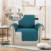 imageHVERSAILTEX Loveseat Couch Cover Reversible Couch Covers for 2 Cushion Couch Water Resistant Furniture Protector Cover with Elastic Strap for Pets KidsLoveseat GreyBeigeDark TealBeige