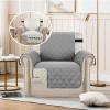 imageHVERSAILTEX Loveseat Couch Cover Reversible Couch Covers for 2 Cushion Couch Water Resistant Furniture Protector Cover with Elastic Strap for Pets KidsLoveseat GreyBeigeLight GreyBeige