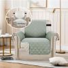 imageHVERSAILTEX Loveseat Couch Cover Reversible Couch Covers for 2 Cushion Couch Water Resistant Furniture Protector Cover with Elastic Strap for Pets KidsLoveseat GreyBeigeDesert SageBeige