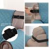 imageHVERSAILTEX Loveseat Couch Cover Reversible Couch Covers for 2 Cushion Couch Water Resistant Furniture Protector Cover with Elastic Strap for Pets KidsLoveseat GreyBeigeCameo BlueBeige