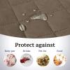 imageHVERSAILTEX Loveseat Couch Cover Reversible Couch Covers for 2 Cushion Couch Water Resistant Furniture Protector Cover with Elastic Strap for Pets KidsLoveseat GreyBeigeTaupe BrownBeige