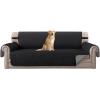imageHVERSAILTEX Loveseat Couch Cover Reversible Couch Covers for 2 Cushion Couch Water Resistant Furniture Protector Cover with Elastic Strap for Pets KidsLoveseat GreyBeigeBlackGrey