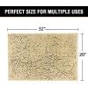 imageHVERSAILTEX Navy Blue Bath Rug Bath Mat Non Slip Bath Mats for Bathroom Floor Bathroom Rug Extra Thick Chenille Rug 17quot x 24quot Absorbent Soft Shaggy Washable Dry Fast Plush Rugs for BathtubsBeige