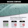 imageHVERSAILTEX Navy Blue Bath Rug Bath Mat Non Slip Bath Mats for Bathroom Floor Bathroom Rug Extra Thick Chenille Rug 17quot x 24quot Absorbent Soft Shaggy Washable Dry Fast Plush Rugs for BathtubsEggshell Blue