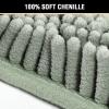 imageHVERSAILTEX Navy Blue Bath Rug Bath Mat Non Slip Bath Mats for Bathroom Floor Bathroom Rug Extra Thick Chenille Rug 17quot x 24quot Absorbent Soft Shaggy Washable Dry Fast Plush Rugs for BathtubsSage