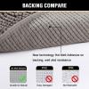 imageHVERSAILTEX Navy Blue Bath Rug Bath Mat Non Slip Bath Mats for Bathroom Floor Bathroom Rug Extra Thick Chenille Rug 17quot x 24quot Absorbent Soft Shaggy Washable Dry Fast Plush Rugs for BathtubsDark Grey