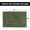 imageHVERSAILTEX Navy Blue Bath Rug Bath Mat Non Slip Bath Mats for Bathroom Floor Bathroom Rug Extra Thick Chenille Rug 17quot x 24quot Absorbent Soft Shaggy Washable Dry Fast Plush Rugs for BathtubsLoden