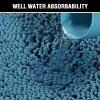 imageHVERSAILTEX Navy Blue Bath Rug Bath Mat Non Slip Bath Mats for Bathroom Floor Bathroom Rug Extra Thick Chenille Rug 17quot x 24quot Absorbent Soft Shaggy Washable Dry Fast Plush Rugs for BathtubsDark Teal