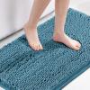 imageHVERSAILTEX Navy Blue Bath Rug Bath Mat Non Slip Bath Mats for Bathroom Floor Bathroom Rug Extra Thick Chenille Rug 17quot x 24quot Absorbent Soft Shaggy Washable Dry Fast Plush Rugs for BathtubsDark Teal