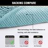 imageHVERSAILTEX Navy Blue Bath Rug Bath Mat Non Slip Bath Mats for Bathroom Floor Bathroom Rug Extra Thick Chenille Rug 17quot x 24quot Absorbent Soft Shaggy Washable Dry Fast Plush Rugs for BathtubsAqua Haze