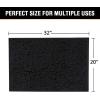 imageHVERSAILTEX Navy Blue Bath Rug Bath Mat Non Slip Bath Mats for Bathroom Floor Bathroom Rug Extra Thick Chenille Rug 17quot x 24quot Absorbent Soft Shaggy Washable Dry Fast Plush Rugs for BathtubsBlack