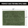 imageHVERSAILTEX Navy Blue Bath Rug Bath Mat Non Slip Bath Mats for Bathroom Floor Bathroom Rug Extra Thick Chenille Rug 17quot x 24quot Absorbent Soft Shaggy Washable Dry Fast Plush Rugs for BathtubsLoden