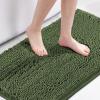 imageHVERSAILTEX Navy Blue Bath Rug Bath Mat Non Slip Bath Mats for Bathroom Floor Bathroom Rug Extra Thick Chenille Rug 17quot x 24quot Absorbent Soft Shaggy Washable Dry Fast Plush Rugs for BathtubsLoden