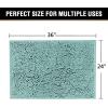 imageHVERSAILTEX Navy Blue Bath Rug Bath Mat Non Slip Bath Mats for Bathroom Floor Bathroom Rug Extra Thick Chenille Rug 17quot x 24quot Absorbent Soft Shaggy Washable Dry Fast Plush Rugs for BathtubsEggshell Blue
