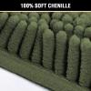 imageHVERSAILTEX Navy Blue Bath Rug Bath Mat Non Slip Bath Mats for Bathroom Floor Bathroom Rug Extra Thick Chenille Rug 17quot x 24quot Absorbent Soft Shaggy Washable Dry Fast Plush Rugs for BathtubsLoden