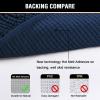 imageHVERSAILTEX Navy Blue Bath Rug Bath Mat Non Slip Bath Mats for Bathroom Floor Bathroom Rug Extra Thick Chenille Rug 17quot x 24quot Absorbent Soft Shaggy Washable Dry Fast Plush Rugs for BathtubsNavy